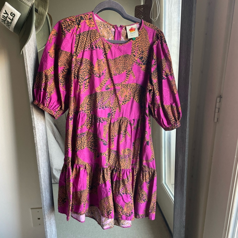 Farm Rio Leopard Dress